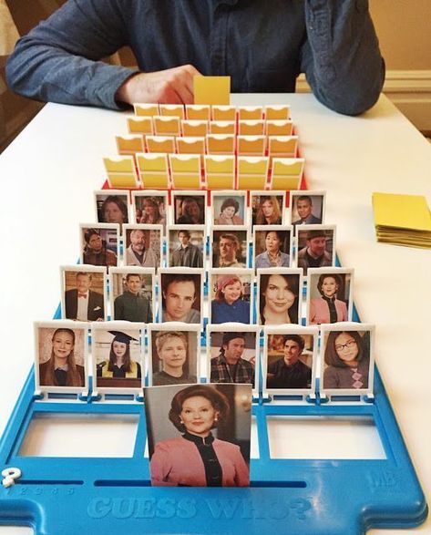 20 Gilmore Girls Themed Crafts, Recipes, Printables & More Diy Guess Who Game, Diy Guess Who, Gilmore Girls Party, Guess Who Game, Guy Pics, Gilmore Girl, Theme Harry Potter, Cadeau Diy, Themed Crafts