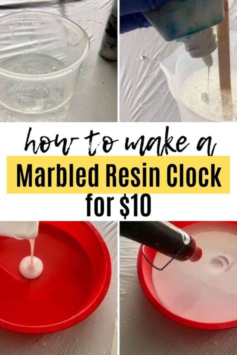 Resin Clock Diy Tutorial, How To Make A Resin Clock, How To Make Resin Wall Clock, Resin Clocks Diy, Resin Wall Clock Tutorial, Epoxy Resin Clock Ideas, Resin Clock Diy, Neurodivergent Hacks, Resin Clock Tutorial