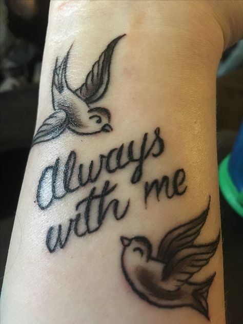 Unique Remembrance Tattoos, Unique Memorial Tattoos For Brother, Always With Me Tattoo, Memorial Tattoos For Brother, Tattoo For Brother Who Passed, Delicate Feminine Tattoos, Tattoos For Dad Memorial, Minimalist Symbols, Memorial Tattoo Designs