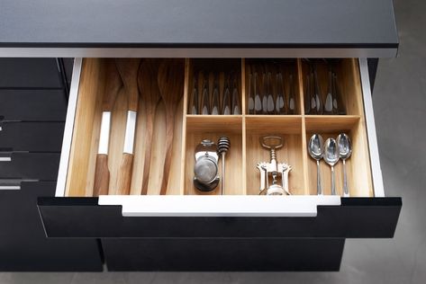 Ikea Storage Solutions, Bathroom Cupboard, Bamboo Cutlery, Bathroom Planner, Modern Organization, Cutlery Tray, Kitchen Gallery, Ikea Home, Best Ikea