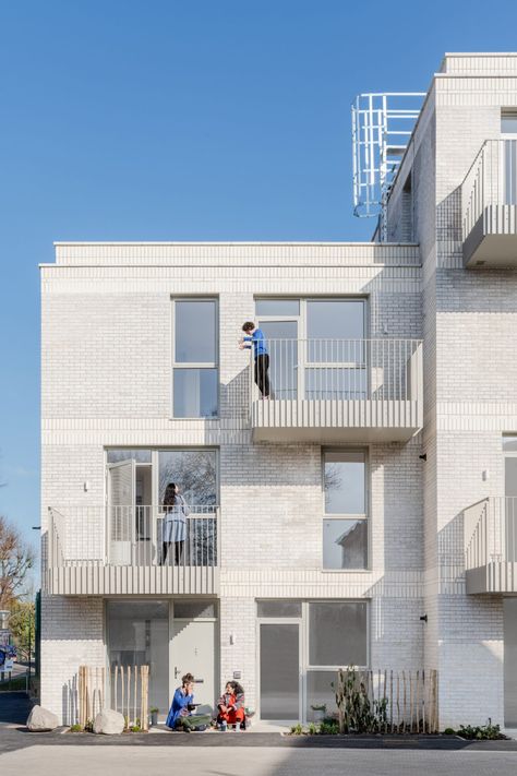 Brick Apartment, Social Housing Architecture, Collective Housing, Architecture Company, Urban Housing, British Architecture, Community Housing, Land Trust, House London