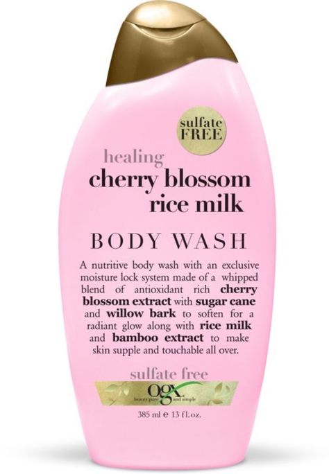 Pink Body Wash, Wardrobe Coquette, Cherry Products, Ogx Hair Products, Healing Body, Best Body Wash, Oil Body Wash, Body Shampoo, Body Washes