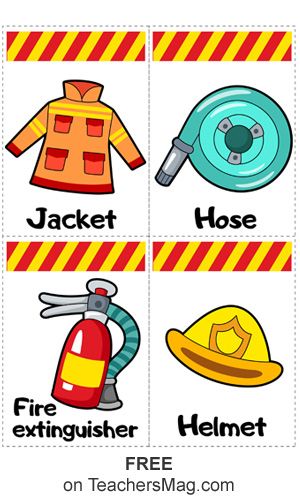 Fire Station Label Cards. As you can see in the picture below, using the cards to label the various tools for your fire station-themed dramatic play makes it a lot of easier to students to be aware exactly what items are located where. Fire Safety Preschool Printables Free, Fire Saftey Activities For Kids, Free Fire Safety Printables For Preschool, Fire Drill Social Story Free, Firefighter Dramatic Play, Hot Or Not Fire Safety Preschool, Fire Safety Lesson Plans, Fire Safety Lessons, Safety Lesson Plans