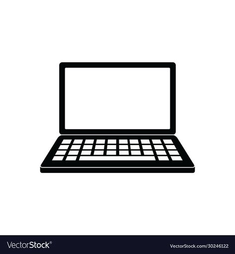 Computer Vector Illustration, Computer Icon Design, Laptop Logo Design, Pc Icon, Laptop Logo, Laptop Illustration, Laptop Icon, Laptop Vector, Computer Illustration