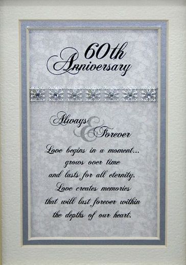 9 Best 60th Wedding Anniversary Celebration Gift Ideas With Images For 2018 Wedding Anniversary Poems, Anniversary Verses, 60th Wedding Anniversary Party, 60th Wedding Anniversary Gifts, Diamond Wedding Anniversary Gifts, 60th Anniversary Parties, Anniversary Poems, 60th Anniversary Gifts, 60th Wedding Anniversary