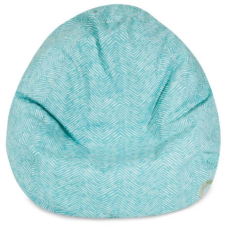 Majestic Home Goods Navajo Classic Bean Bag Small Teal ** Check out this great product. (This is an affiliate link and I receive a commission for the sales) #beanbagchairbedroom Small Bean Bags, Bean Bag Lounger, Washable Slipcovers, Bean Bag Covers, Ikea Chair, Reading Pillow, Small Chair, Stuffed Animal Storage, Bag Chair