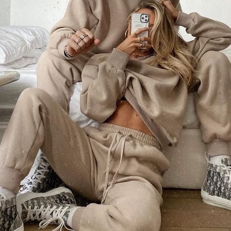 Matching Sweat Set, Sweats Set, Name Sweater, Moon Fashion, Female Sleeve, Sweat Sets, Best Friend Photography, Couple Matching, Couples Poses For Pictures