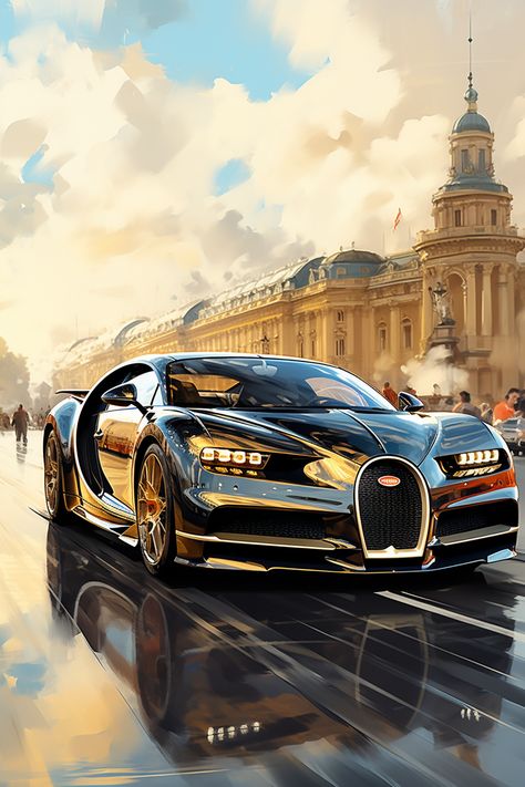 Sports Cars Watercolor Illustration Bugatti Chiron Inspired Bugatti Tattoo, Cars Watercolor, Cars Artwork, Portrait Wallpaper, Cars Art, Car Artwork, Car Wallpaper, Bugatti Chiron, Cartoon Tattoos