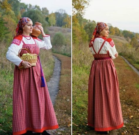 #russia #culture #clothing #slavic #europe #traditional Russian Sarafan, Russia Culture, Culture Clothing, Russia, Pins, Clothes