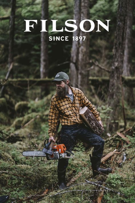 Woodsman Style, Outdoorsmen Style, Back Layers, Filson Mens, Lumberjack Style, The Woods, Dream Lover, Southern Outfits, Single Tree