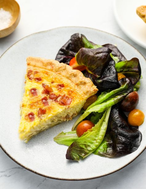 Classic French Quiche Lorraine - Once Upon a Chef French Quiche Lorraine, French Quiche, Quiche Lorraine Recipe, Once Upon A Chef, A Chef, French Food, Deep Dish, Pie Crust, Brunch Recipes