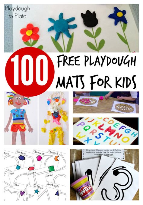 100 Free Playdough Mats for Kids- So much fun!! And awesome fine motor practice too! Playdough To Plato, Playdough Activities, Preschool Fine Motor, Playdough Mats, Toddler Snacks, Busy Bags, Fine Motor Activities, Homeschool Preschool, Preschool Fun