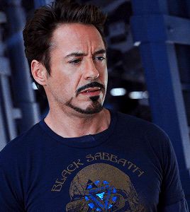 Tony Stark Gif, Black Sabbath Shirt, Anthony Stark, Marvel Man, Bruce And Selina, Tony And Pepper, Robert Jr, Iron Man 2008, Toni Stark