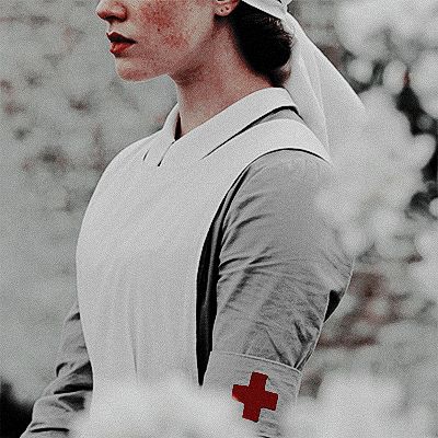 Royal Doctor Aesthetic, Dark Nurse Aesthetic, 1940s Women Aesthetic, Old Doctor Aesthetic, Nurse Pfp Aesthetic, Fantasy Medic Aesthetic, Wwi Aesthetic, Sharpshooter Aesthetic, Army Nurse Aesthetic