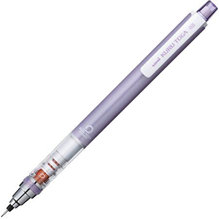 Uni Mechanical Pencil, Kuru Toga Standard Model 0.5mm, Violet (M54501P.12) Kuru Toga Mechanical Pencil, How To Get Thick, Mechanical Pencil, Writing Process, Balboa, Mechanical Pencils, Amazon Com, Office Products, Writing Instruments