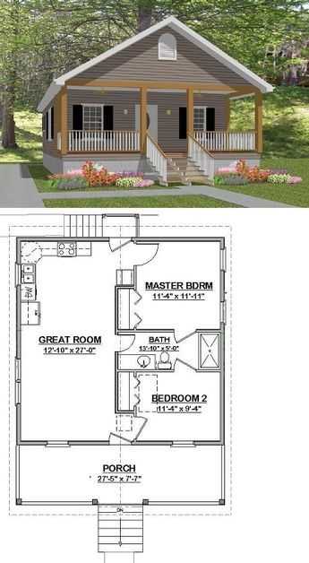 Design Case Mici, Small Cottage House Plans, Little House Plans, Affordable House Plans, Free House Plans, Small House Floor Plans, Building Plans House, Cabin House Plans, Tiny House Floor Plans