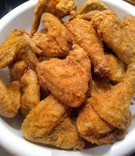 Baked Fried Chicken - Delicious Dinner Southern Fried Chicken Batter, Best Fried Chicken Recipe, Fried Chicken Batter, Chicken Wing Recipes Fried, Fried Chicken Ingredients, Baked Fried Chicken, Chicken Batter, Oven Fried Chicken, Chicken Pieces