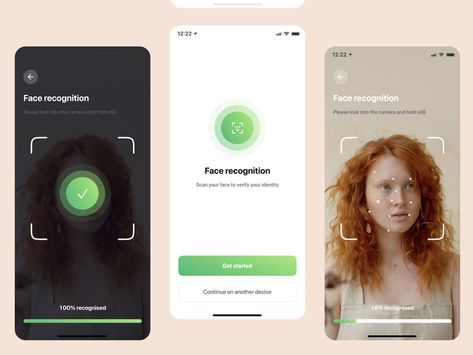 Face Recognize Tool - Interaction by Atuka on Dribbble Face Recognition Ui, Best App Design, Face Recognition System, App Design Trends, Entrepreneurship Books, Scan App, Face Detection, Ui Design Trends, Beauty App