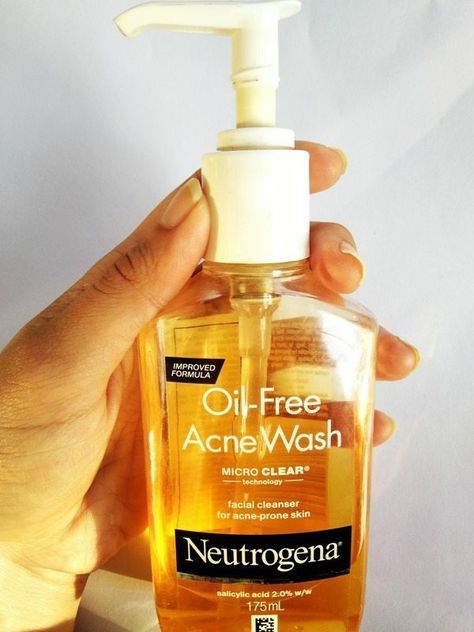 Neutrogena Oil Free Acne Wash, Best Face Wash For Acne, Neutrogena Face Wash, Face Wash For Acne, The Best Face Wash, Oil Free Face Wash, Painful Acne, Back Acne Remedies, Oil Free Acne Wash