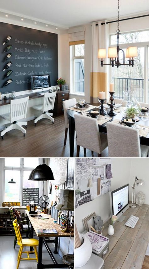 I am in love with the dining room + desk area for a studio work space. Heart Heart Heart! Office Dining Room Combo, Room Desk Ideas, Dining Room Office Combo, Dining Room Living Room Combo, Dining Room Decor Apartment, Dining Room Desk, Living Room Office Combo, Apartment Furniture Layout, Small Living Dining