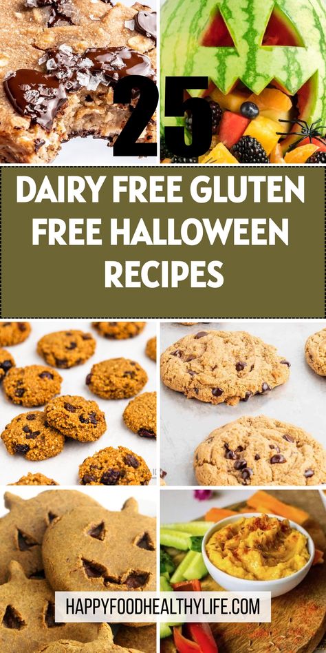 Dive into the spooky spirit of Halloween with these delightful vegan and gluten free recipes! Whether you're hosting a party or just celebrating at home, these allergy-friendly treats are perfect for everyone to enjoy. From savory snacks to sweet desserts, there's something for everyone in this collection. Gluten Free Halloween | Gluten Free Halloween Treats | Vegan Halloween Food | Vegan Halloween Recipes | Gluten Free Spooky Snacks | Halloween Food Gluten Free | gluten free halloween recipes | Vegan Gluten Free Halloween Treats, Gf Halloween Food, Gf Df Halloween Treats, Gluten And Dairy Free Halloween Recipes, Gluten Free Dairy Free Halloween Recipes, Dairy Free Halloween Appetizers, Halloween Party Food Gluten Free, Gluten Free Halloween Appetizers, Gluten Free Halloween Recipes