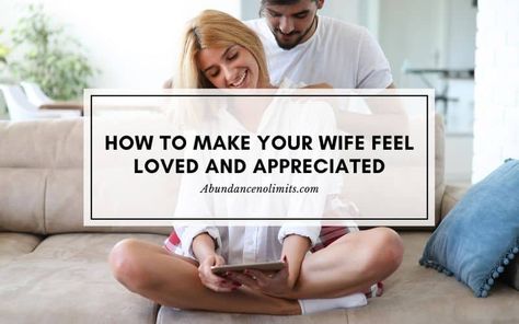 What's the secret to a happy marriage? This article will teach you 6 ways to make your wife feel loved and appreciated by showing her that you think about her. Forgetting Things, Love Your Wife, Marriage Prayer, Feeling Appreciated, Feel Loved, Touching Herself, School Readiness, Happy Words, Happy Marriage