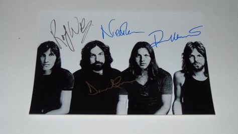 Pink Floyd Full Band Signed Autographed Photograph Roger Waters David Gilmour