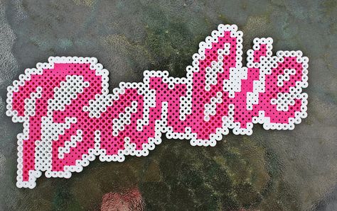 Barbie Perler, Plastic Bead Crafts, Hamma Beads Ideas, Easy Perler Bead Patterns, Barbie Dresses, Melty Bead Patterns, Pearl Beads Pattern, Easy Perler Beads Ideas, 3d Perler Bead