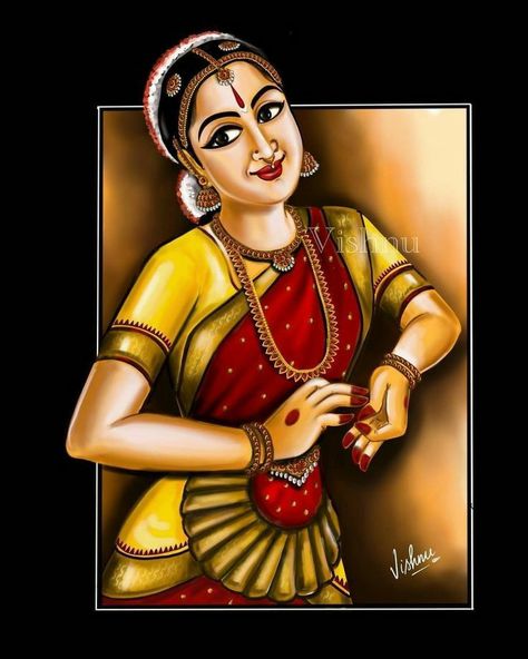 Baratham Drawings, Nataraja Painting, Hindu Drawing, Like Animation, Simple Art Drawings, India Illustration, Simple Drawing Ideas, Underwater Cartoon, Sketch Simple