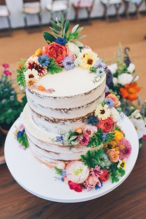 Wildflower Wedding Theme, Boda Mexicana, Marquee Wedding, Wildflower Wedding, Wedding Cake Designs, Wedding Mood, Wedding Food, Cake Inspiration