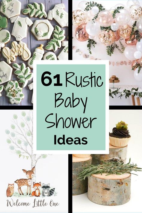 Rustic Woodland Baby Shower Ideas, Nature Themed Baby Shower Ideas Boy, Rustic Baby Girl Shower Ideas, Outdoor Themed Baby Shower Ideas, Simple Baby Shower Table Decor, Rustic Boy Baby Shower Ideas, Outdoors Baby Shower Ideas, Outdoor Theme Baby Shower Ideas, Woods Theme Baby Shower Ideas