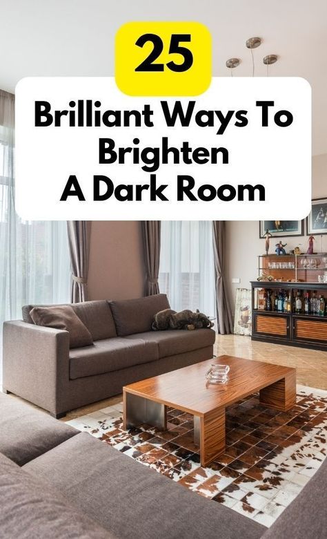 Is your room feeling dark and gloomy? Don't worry! Check out these 25 beautiful ideas to brighten a dark room and bring in more light and positivity. Transform your space into a vibrant and inviting oasis. How To Bring More Light Into A Room, Ways To Lighten A Dark Room, Bring More Light Into Room, Bring Light Into A Dark Room, How To Brighten A Dark Living Room, Brighten Up A Dark Room, Light Filtering Blinds, Solar Tubes, Light Colored Furniture