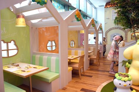 [Closed] Pompompurin Café Singapore – Kawaii Garden Theme Cafe At Orchard Central, Closing 20 August 2017 – DanielFoodDiary.com Pompompurin Cafe, Kawaii Garden, Theme Cafe, Rocking Bed, Pet Cafe, Kids Restaurants, Deco Disney, Daycare Design, Kids Cafe