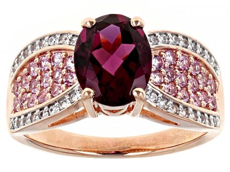 Purple Garnet 10k Rose Gold Ring 2.42ctw - GCG236 | JTV.com Purple Garnet, Grape Color, Ethiopian Opal Ring, Raspberry Color, Jtv Jewelry, Jewelry Clasps, Popular Jewelry, Turquoise Jewelry, Pink Sapphire