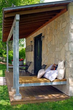 (1) From: Houzz, please visit Log Pergola, Screen Pergola, Pergola Wall, Pergola Modern, Porch Pergola, Stone Cabin, Cabin Modern, Pergola Diy, Garden Pergola