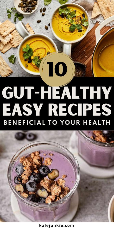 Meals To Improve Gut Health, Gut Health Crockpot Recipes, Gut Cleaning Recipes, Gut Cleansing Meals, Gut Healthy Meals Easy, Food Good For Gut Health, Gut Healthy Foods List, Fruit For Gut Health, Heathly Gut Meals