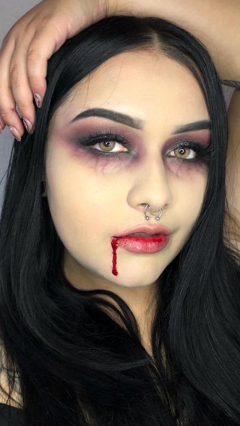 Difficulty: Medium

 

Makeup! Vampire Makeup Looks, Girl Halloween Makeup, Maquillage Halloween Simple, Vampire Makeup Halloween, Zombie Halloween Makeup, Halloweenský Makeup, Zombie Prom, Holloween Makeup, Vampire Halloween Costume