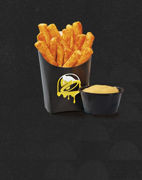 Nacho Fries Menu | Taco Bell® Nacho Fries Taco Bell, Taco Bell Fries, Taco Bell Nacho Fries, Chicken Chalupa, Nacho Fries, Fried Tacos, Nacho Cheese Sauce, Mexican Spices, Fries Recipe