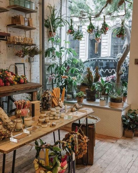 Plant Store Interior, Cute Shops Interior, Plant Store Design, Cute Store Interior, Pop Up Store Ideas, Flower Shop Interiors Design, Flower Store Design, Plant Store Ideas, Flower Pop Up Shop