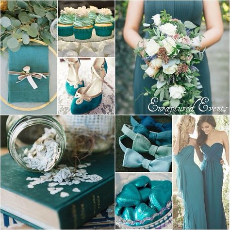 “We are loving this week's #eeinspirationboard. What would you pair teal with? @enrapturedevents #munaluchibride #munaluchi” Grey Wedding Decorations, Teal And Grey Wedding, Teal Wedding Theme, Teal Inspiration, Teal Wedding Colors, Fall Blue, Gold Inspiration, Urban Wedding Venue, Boda Mexicana