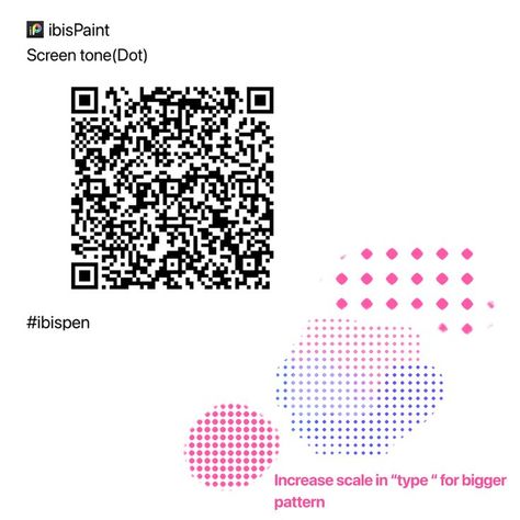 Ibis Paint Brush Qr Code Pattern, Ibis Paint X Brushes Qr Code Halftone, Ibispaint Halftone Brush, Halftone Brush Ibis, Dot Ibispaint Brush, Ibispaint Pattern Brush, Dots Brush Ibis Paint, Effect Brush Ibis Paint, Confetti Ibis Paint Brush