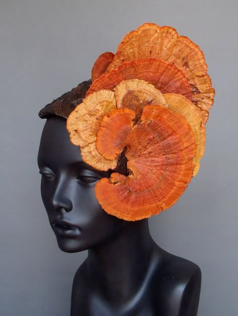 Mushroom Costume, Body Adornment, Head Dress, Mushroom Art, High Art, Arte Floral, Silly Me, Fantasy Fashion, Headdress