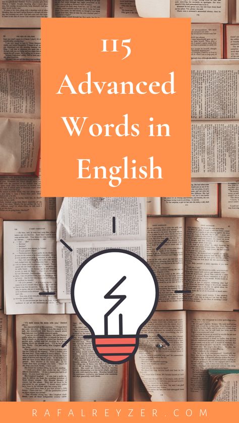 Do you want to learn some of the most advanced words in the English language? In this article, you'll find 115 sophisticated words that will enable you to shine during your next writing assignment (and in everyday life as well). Learning new vocabulary is one of the most important things you can do to develop your mind. #Words #vocabulary #list High Vocabulary Words, Sophisticated Words, Advanced Words, Advanced English Words, Words To Learn, English Vocabulary List, Expand Your Vocabulary, Words Vocabulary, Advanced Vocabulary