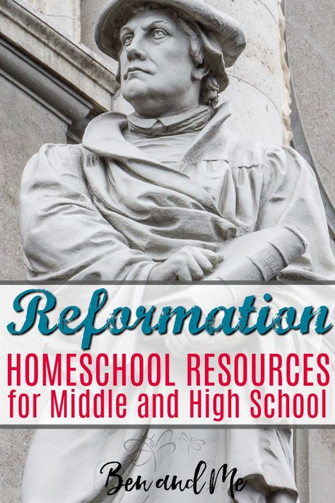 Martin Luther Reformation, High School Homeschool, Reformation Day, 5 Solas, Homeschool Middle School, Family Bible Study, Protestant Reformation, Christian History, How To Start Homeschooling