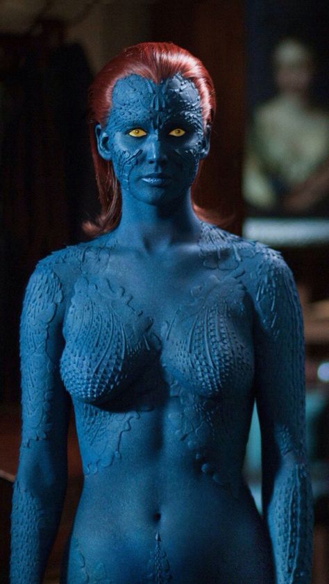 Jennifer Lawrence aka Mystique Mystique Jennifer Lawrence, Jennifer Lawrence X Men, X Men Mystique, Mystique Marvel, Jennifer Lawrence Pics, Rebecca Romijn, Silver Linings Playbook, X Men Evolution, Olivia De Havilland