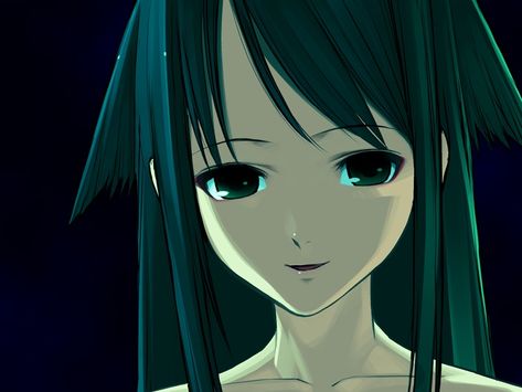 Saya No Uta, Definition Wallpaper, Green, Anime