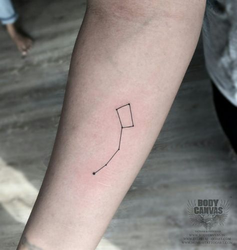 Ursa Minor Tattoo, Ursa Minor, Star Tattoo, 2025 Vision, Triangle Tattoo, Tatting, Tattoo Ideas, Vision Board, Tattoos