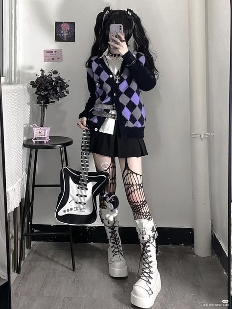 Babymetal Concert Outfit, Kawaii Goth Outfits, 일본 패션, Pastel Goth Fashion, Alt Outfits, Kawaii Fashion Outfits, Alt Fashion, Grunge Goth, Instagram Model