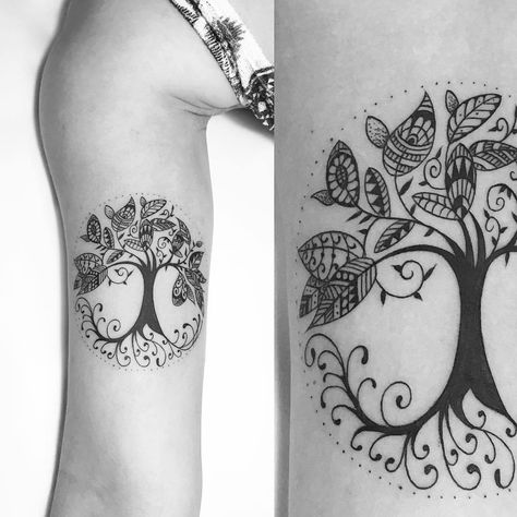 Árbol de la Vida por Carlos Eduardo - Tatuajes para Mujeres. Encuentra esta muchas ideas mas de Tattoos. Miles de imágenes y fotos día a día. Seguinos en Facebook.com/TatuajesParaMujeres! Backpiece Tattoo, Muster Tattoos, Tree Tattoo Designs, Love Tattoo, Inspiration Tattoos, Tree Of Life Tattoo, Book Tattoo, Tattoo Designs And Meanings, Tattoo Life