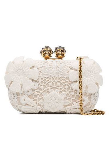 42 Best Bridal Clutches 2019 - Evening Clutch Bags for Weddings Bridal Handbag, Bridal Clutches, Valentino Clutch, Ysl Clutch, Alexander Mcqueen White, Clutch Bag Wedding, Bridal Handbags, Designer Clutch Bags, Clutches For Women